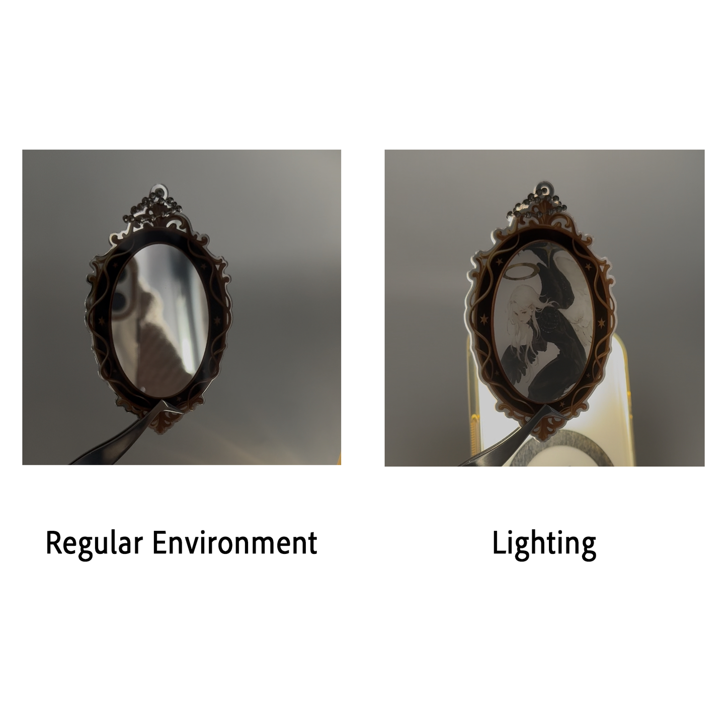 Custom Magic Mirror Perspective Acrylic Keychains