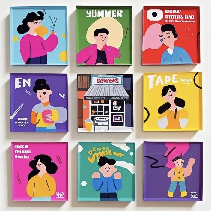 Custom Acrylic Fridge Magnets - Personalized with Your Photo or Design, Durable Glossy Finish