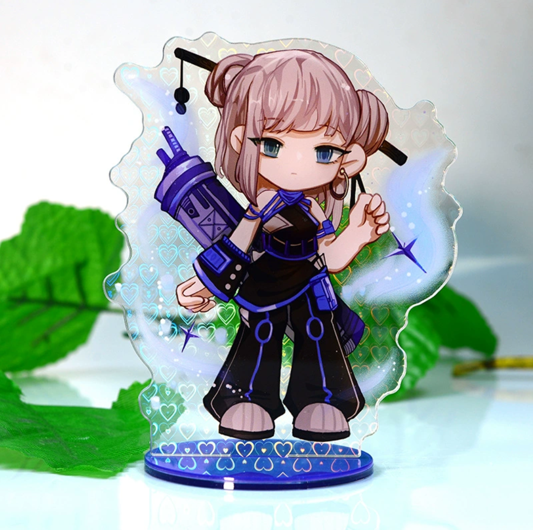 Bulk custom acrylic standees with your design! No minimum order!