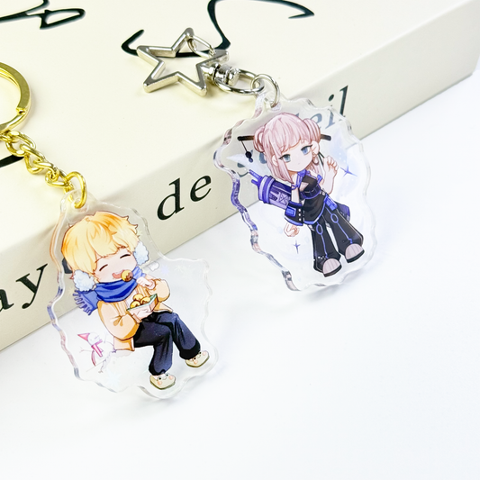 Custom Clear Acrylic Keychains