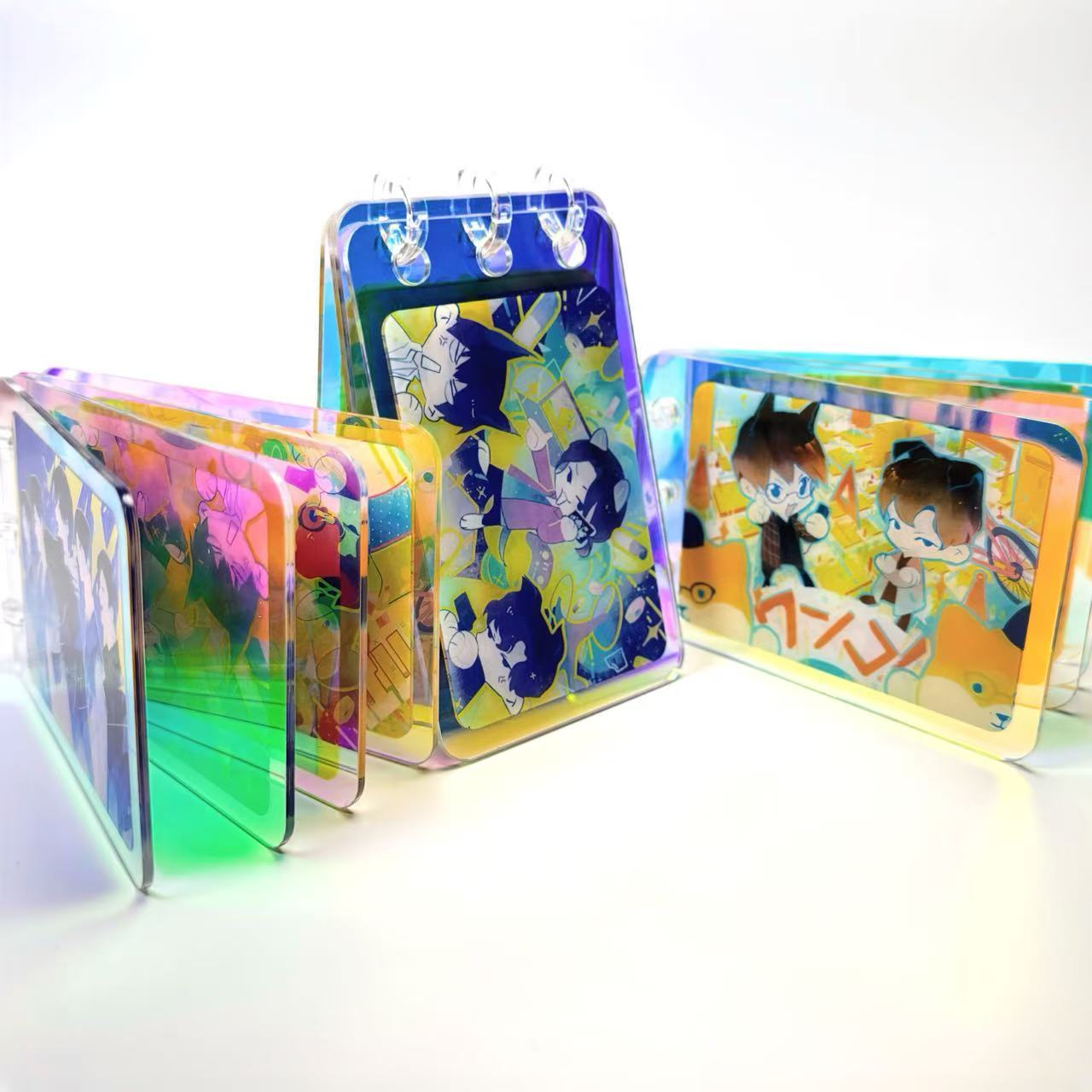 Custom Rainbow Acrylic Loose-Leaf Photo Album