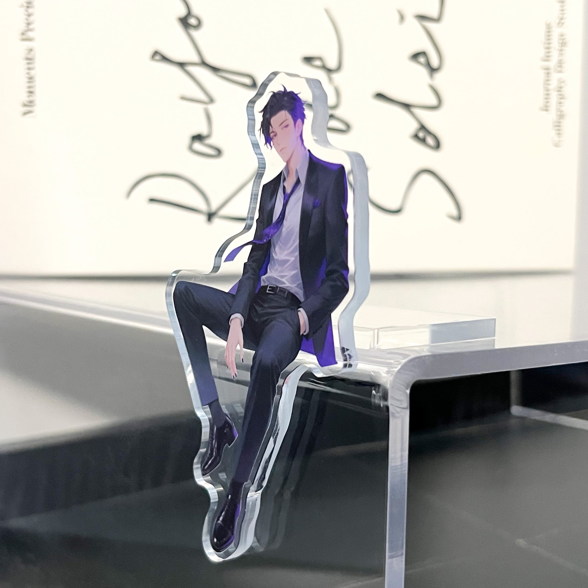 Bring your designs to life with FableDots’ Custom Sitting Acrylic Standee! 🌟 Perfect for displaying characters, art, or branding. Durable, vibrant, and fully customizable. 🎨✨ Create a standout display for home or business. Order now and showcase your creativity! 💖