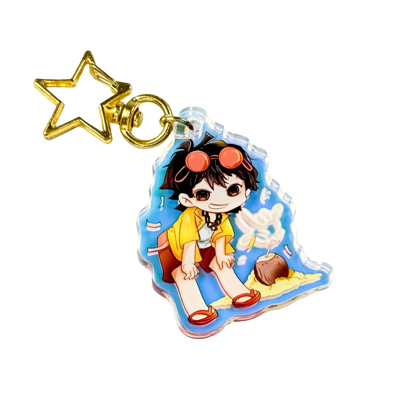Custom Rainbow Acrylic Keychains