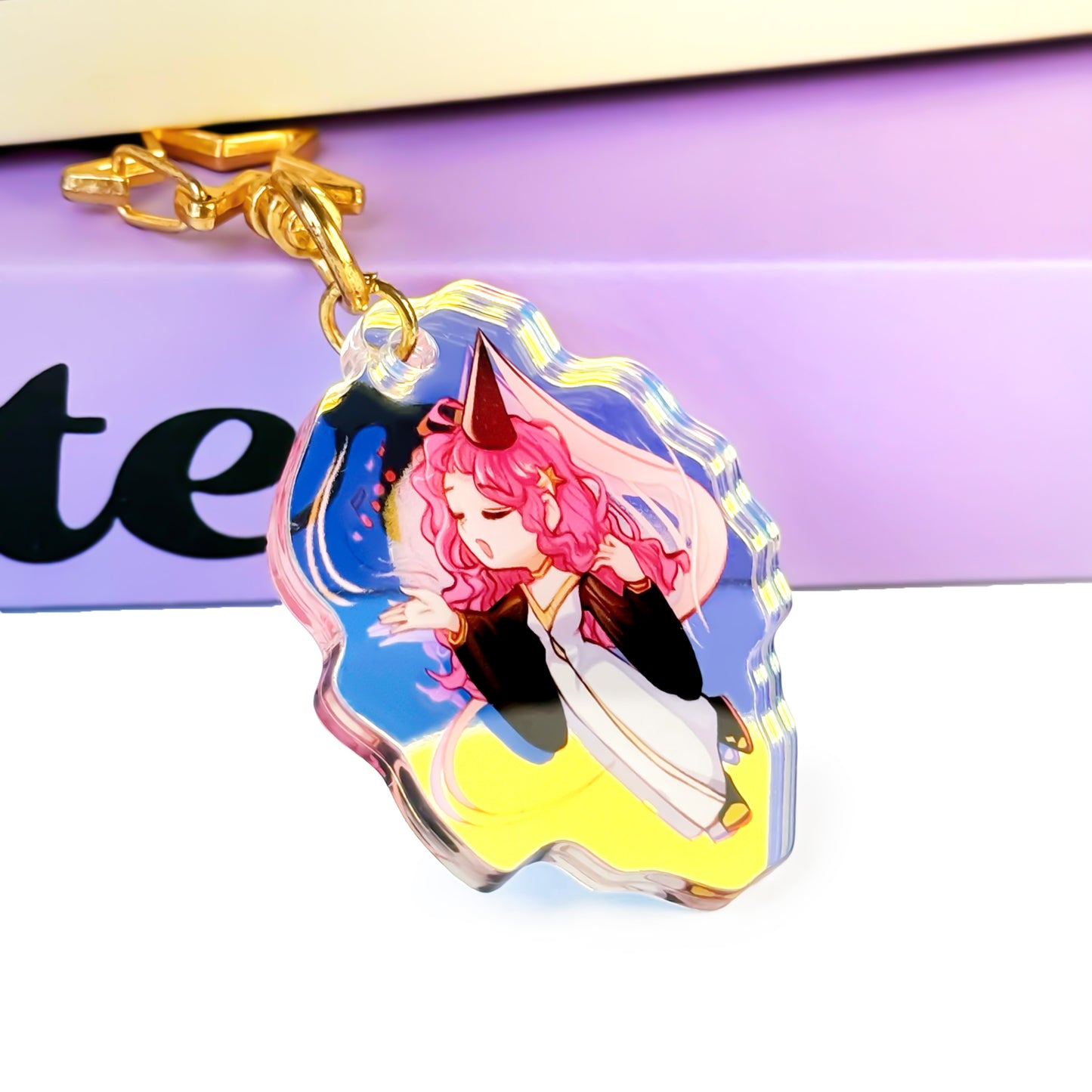 Custom Rainbow Acrylic Keychains