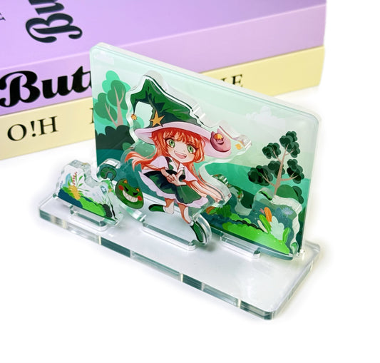 Custom acrylic standee combo with vibrant full-color printing and personalized design, perfect for brand promotion and fan merchandise