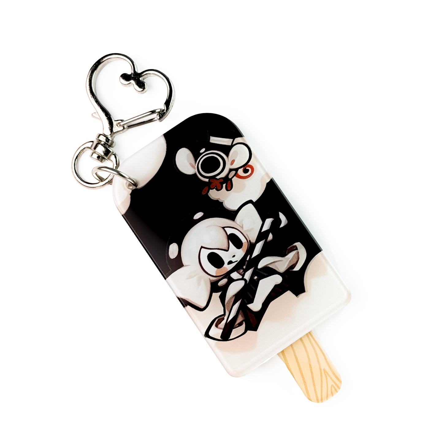 Mystery Acrylic Ice Cream Keychain – In Stock