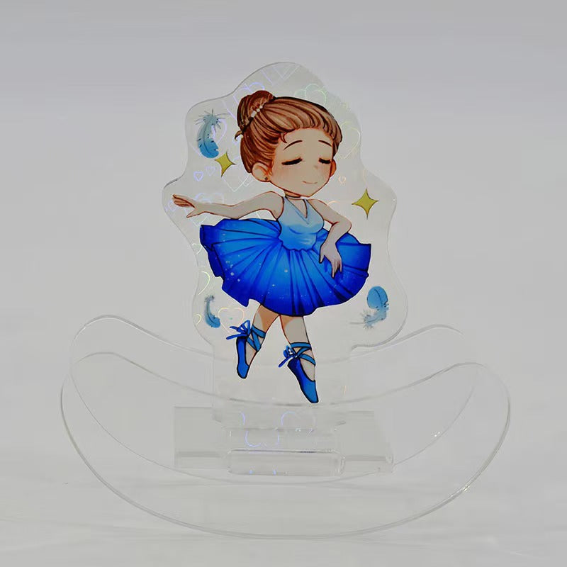 Custom acrylic roly-poly standees-Adorable wobbling desk decoration! Personalize as a gift, promotional toy, or fun acrylic figurine.