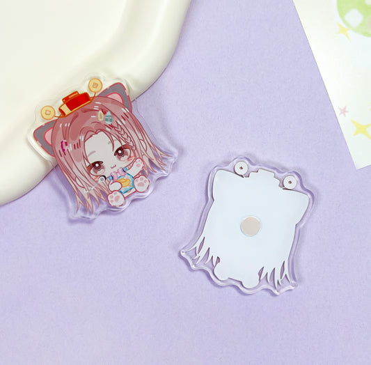 Custom Clear Acrylic Fridge Magnets